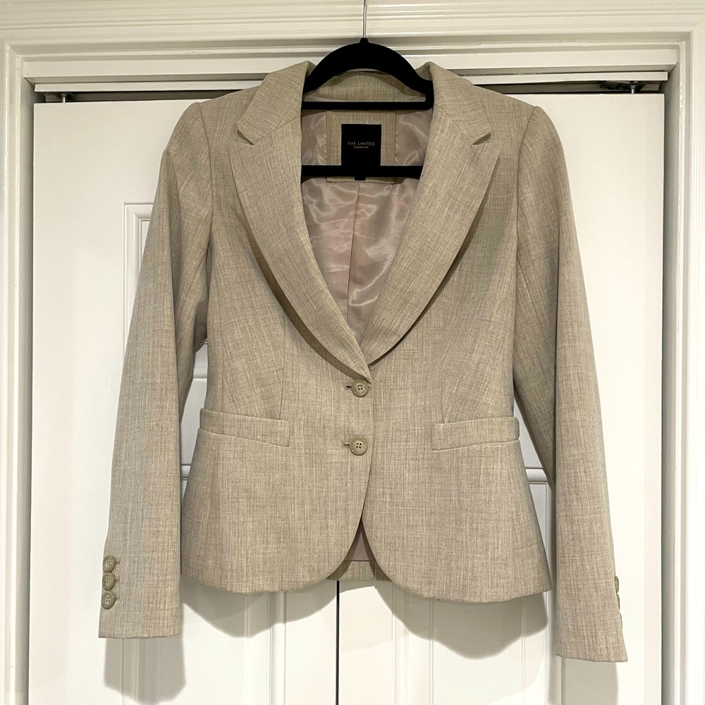 The Limited Women’s Beige Tailored Blazer